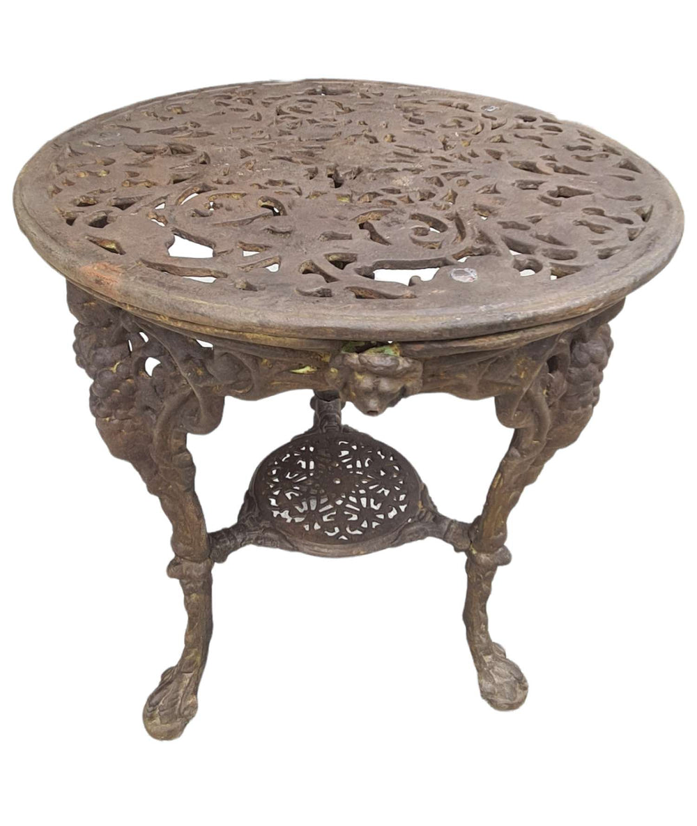 FRANCIS CAST IRON TABLE