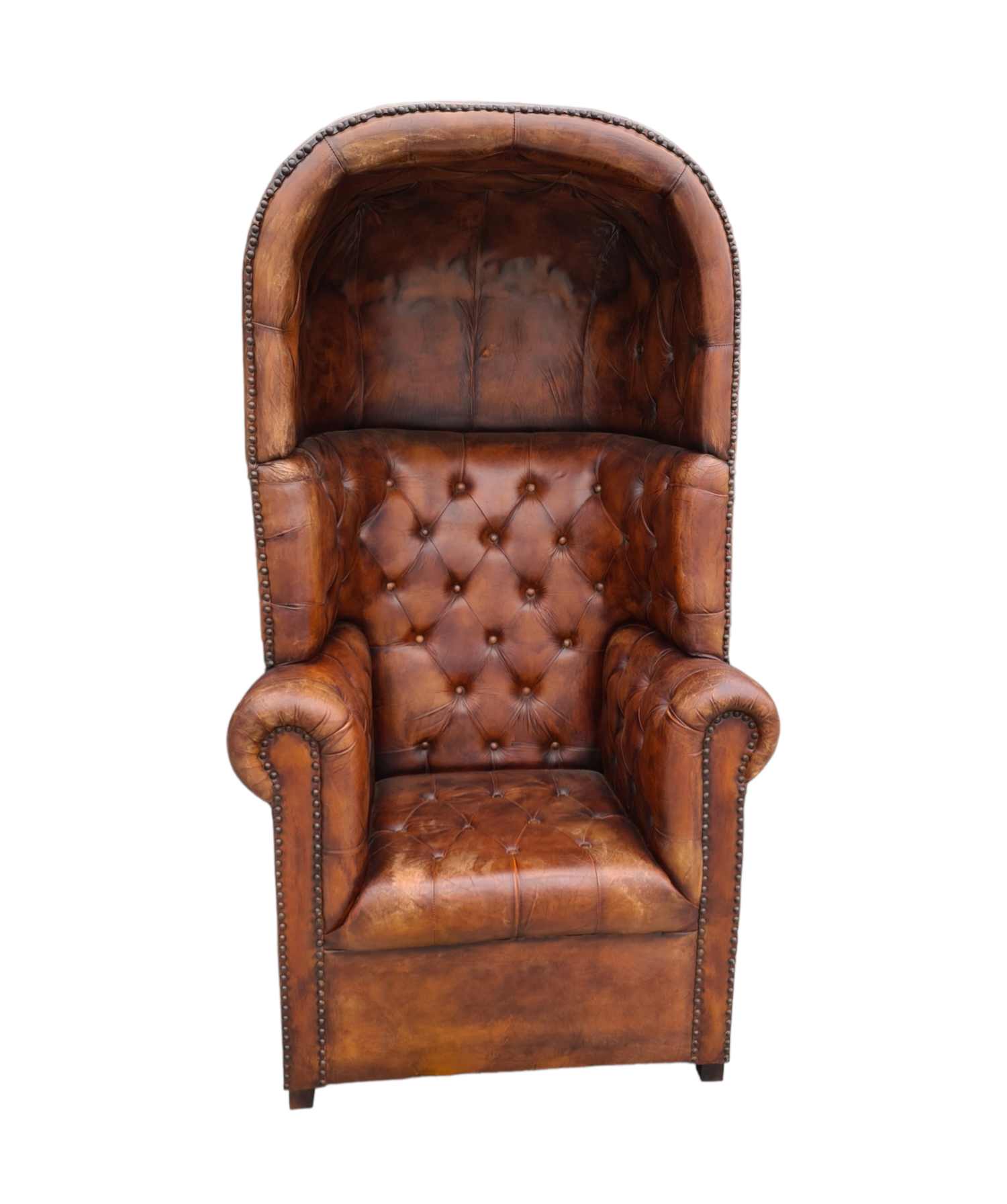 Antique Leather Porter Chair