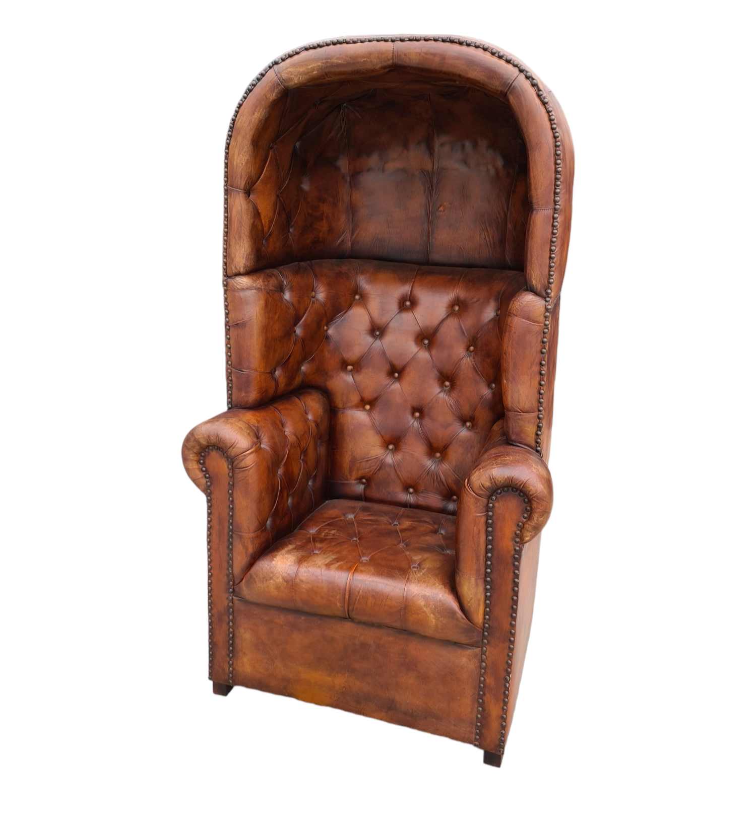 Antique Leather Porter Chair