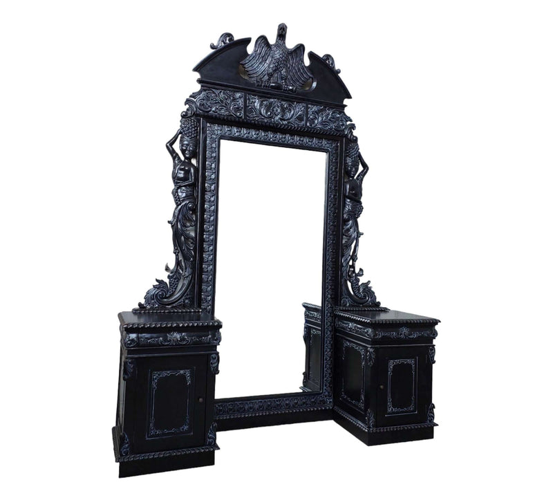 French Eagle Pier Mirror & Dresser