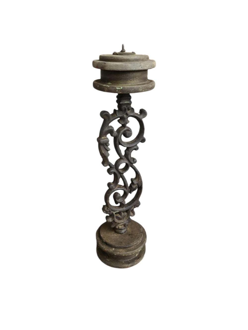 Cast Iron Candle Stand
