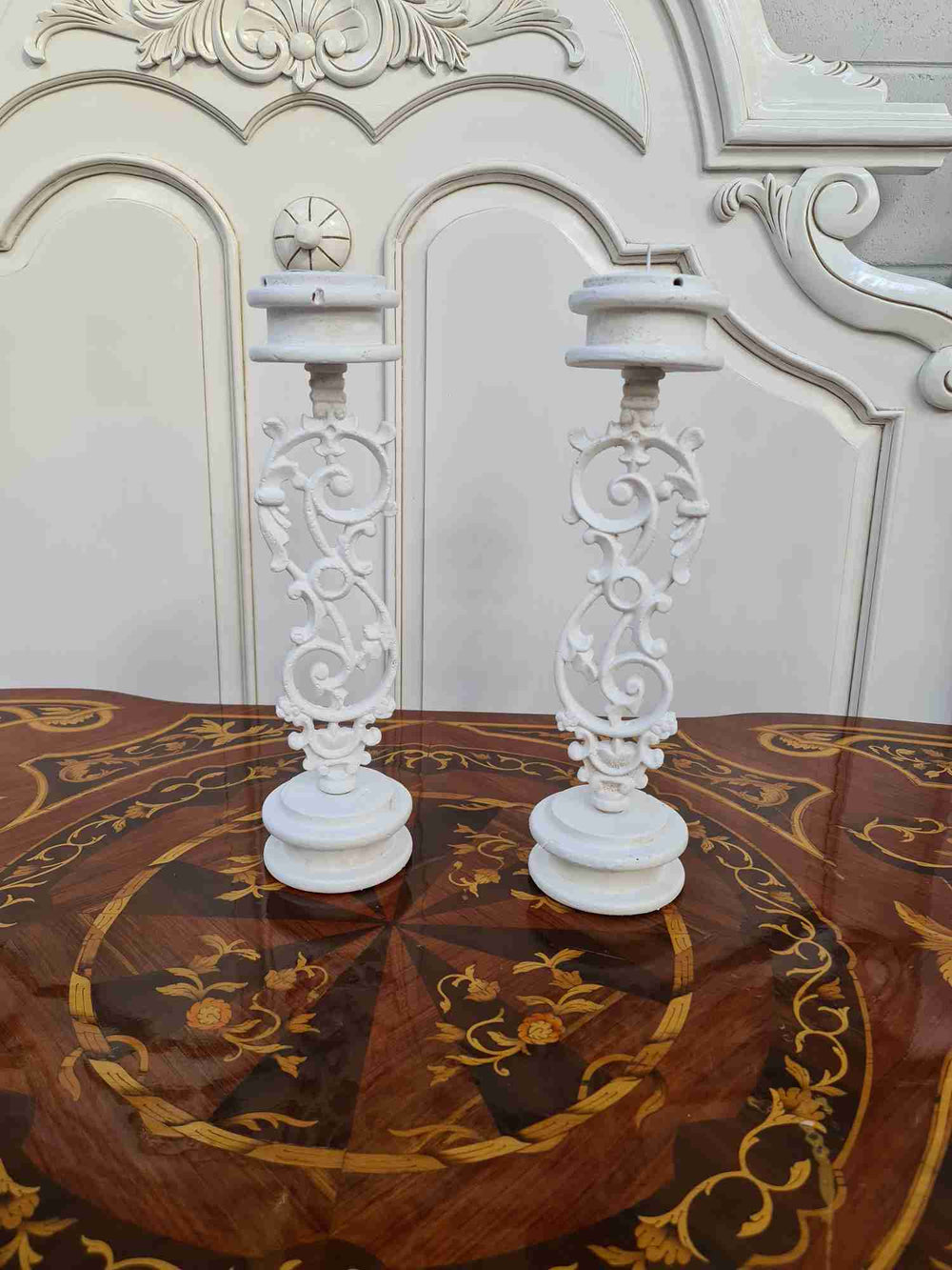Cast Iron Candle Stand