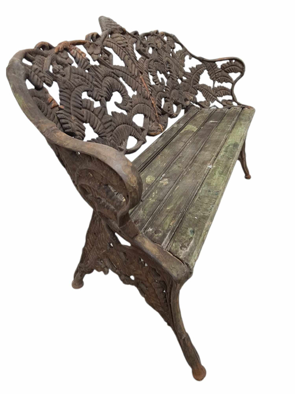 FERN CAST IRON BENCH SEAT