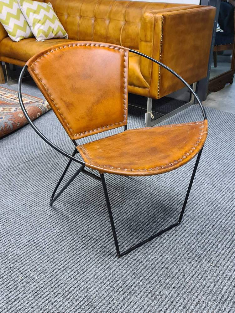 Bristol Industrial Leather Chair