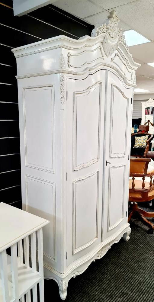 FRENCH DOUBLE DOOR ARMOIRE