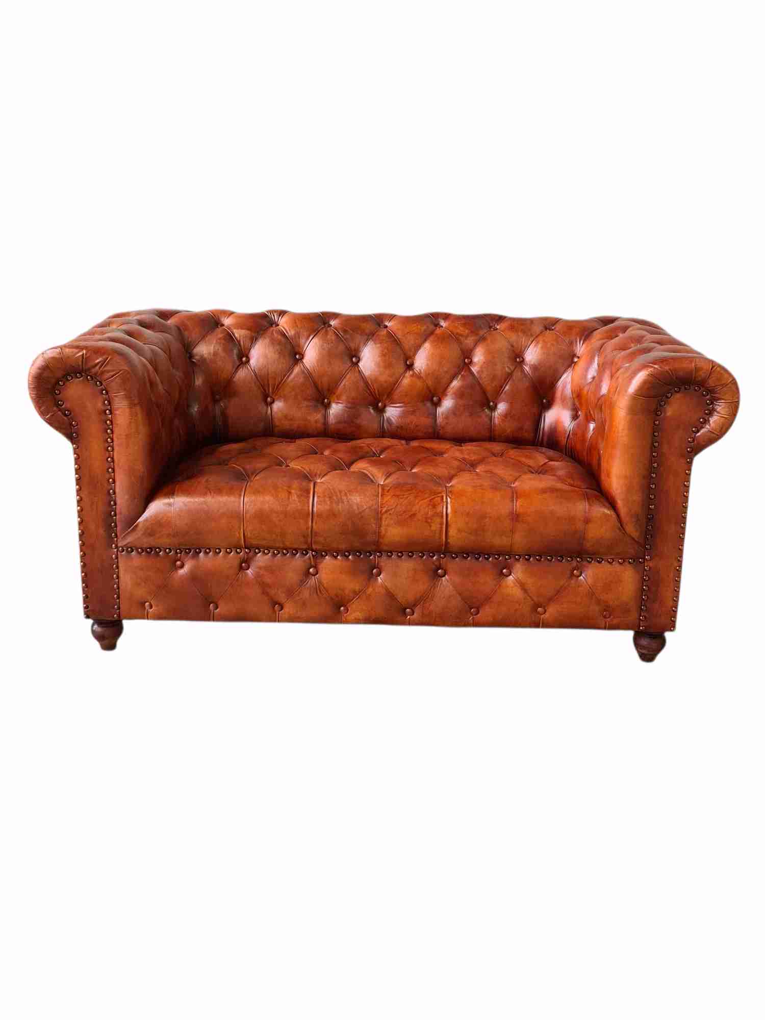 Sofá Chesterfield de dos plazas Rockford