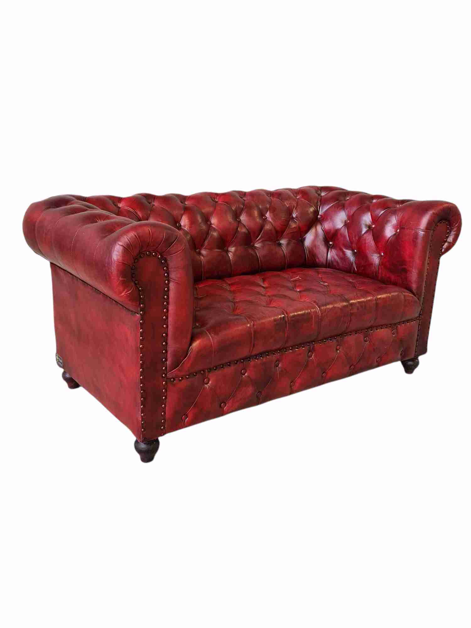 Sofá Chesterfield de dos plazas Rockford